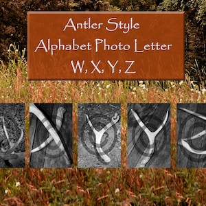 Antler Alphabet Art Carta Digital Descargar