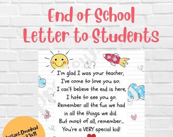 Teacher Saying Goodbye To Students Quotes Teacher Goodbye Gift - Etsy