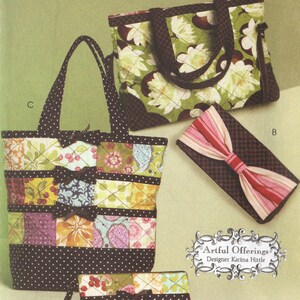 Pattern-Beautiful purse, handbag, tote & clutch- Brand new pattern