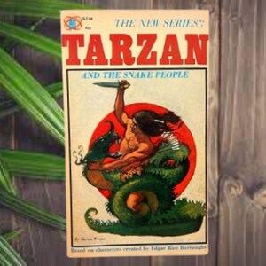 Tarzan and the Snake People Book RARE Unauthorized Gold Star New Tarzan Series Book 3 1964 Vintage Paperback Collectible