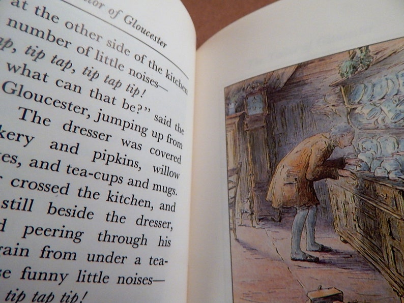 Livre Le Tailleur De Gloucester Par Beatrix Potter Original Et Autorisé Vintage 1987 Histoire Animal Cadeau Livre Illustré Pour Enfants - 