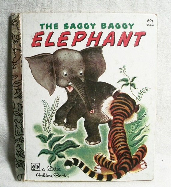 The Saggy Baggy Elephant Children's Story Book by KB Etsy