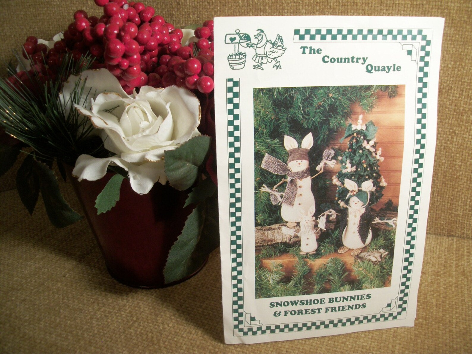 Snowshoe Bunnies and Forest Friends Christmas Decor DIY Winter Etsy