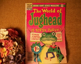 Archie Giant Series Comic Book World of Jughead Close Up Comics Magazine 531 September 1983 Man Cave Decor Gift for Guy