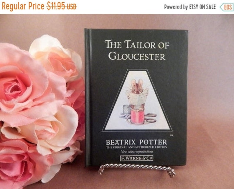 Livre Le Tailleur De Gloucester Par Beatrix Potter Original Et Autorisé Vintage 1987 Histoire Animal Cadeau Livre Illustré Pour Enfants - 