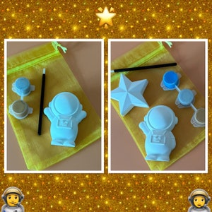 Party Bags, Space Party, Paint Your Own, Kids Crafts, Party Favours, Birthday Bags, Party Favours, Birthday Favours, kids birthday, PYO