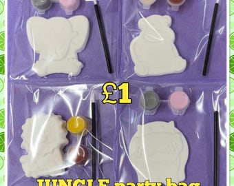 Jungle Party Bags – Paint Your Own Animal Crafts Kit
