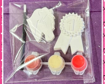 Pony Party Bags - FREE Stickers, Horse Party Bags - Party Bag Fillers - Paint Your Own Pony  - Birthday Bags, free personalisation