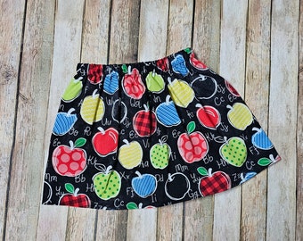 Back to School skirt back to school outfit bus skirt pencil skirt school outfit girls clothing rainbow dress pre-school girls skirts