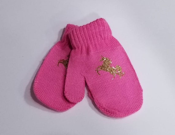 pink toddler gloves