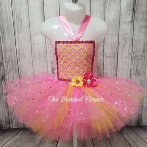 Lemonade tutu dress summer dress pageant ooc tutu dress halloween tutu Birthday dress