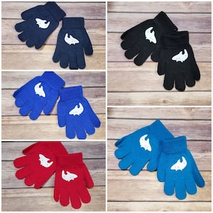 Shark Gloves Child gloves Ready to Ship Grey blue Christmas gift Birthday gift rts boys gloves
