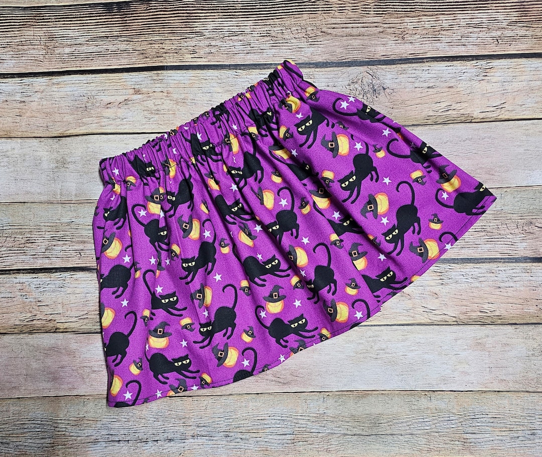 Cute Halloween Skirts Girl Clothing Toddler Clothes Spooky Outfit