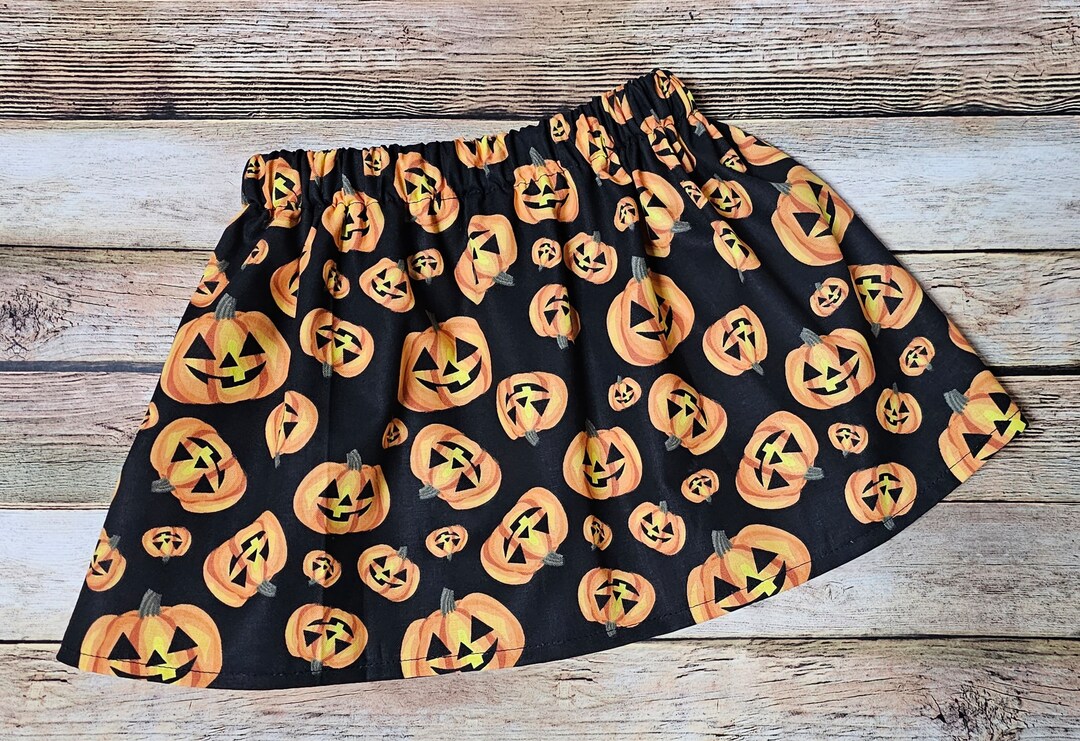 Cute Halloween Skirts Girl Clothing Toddler Clothes Spooky Etsy