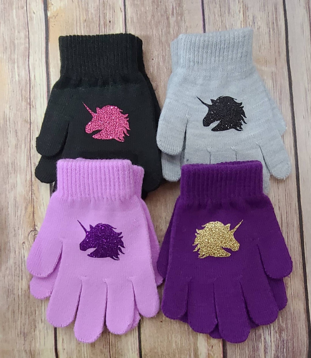 Unicorn Gloves Child Gloves Ready to Ship Unicorn Christmas Gift