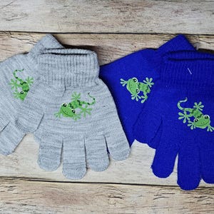 Lizard Gloves Child gloves Ready to Ship Christmas gift Birthday gift rts Ready to Ship