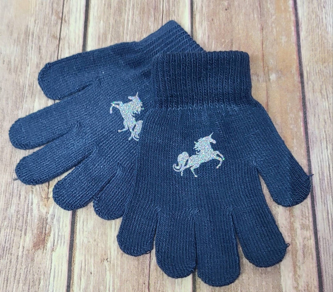 Unicorn Gloves Child Gloves Ready to Ship Unicorn Christmas Gift