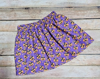 Cute pumpkin Halloween skirts girl clothing toddler clothes spooky outfit halloween dress up halloween costume fabric skirt