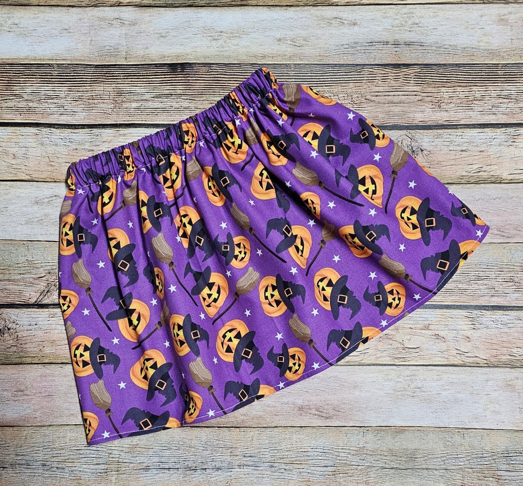 Cute Halloween Skirts Girl Clothing Toddler Clothes Spooky Outfit