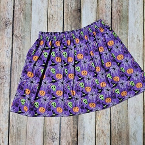 Halloween skirt halloween fabric outfit girls costume girls play skirt