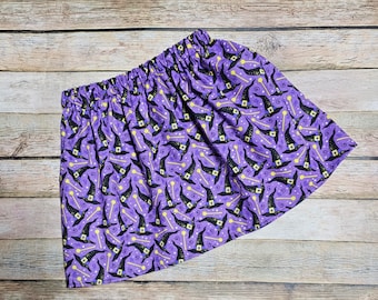 Cute Halloween skirts girl clothing toddler clothes spooky outfit halloween dress up halloween costume fabric skirt witch wizzard