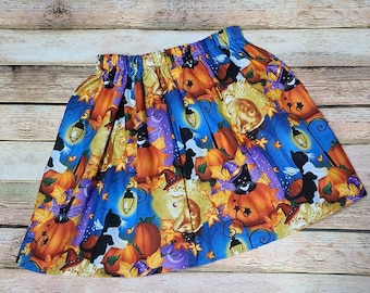 Cute Halloween skirts girl clothing toddler clothes spooky outfit halloween dress up halloween costume fabric skirt