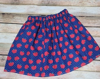 Back to School skirt back to school outfit bus skirt pencil skirt school outfit girls clothing rainbow dress fabric skirt