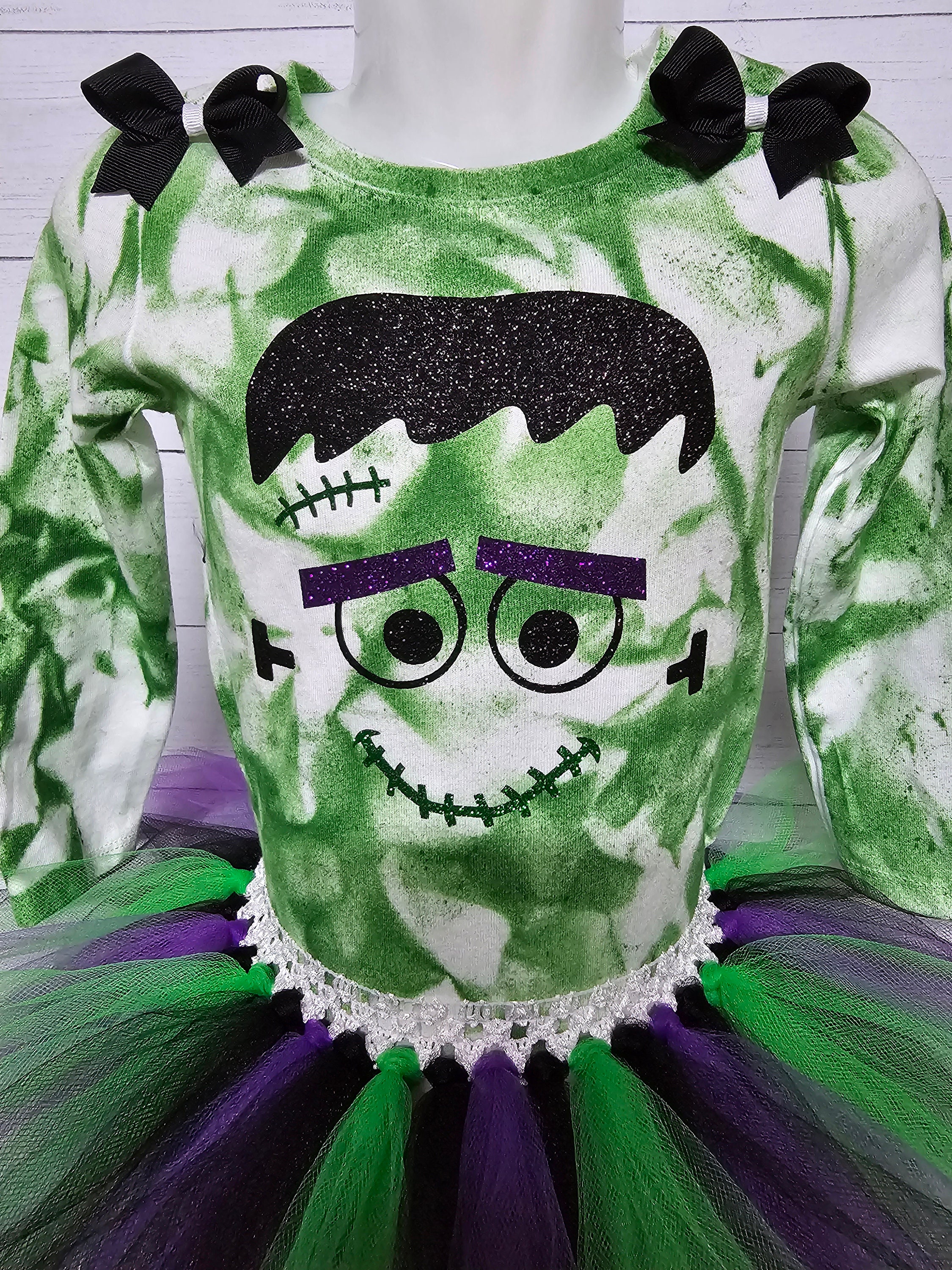 Cute Halloween Monster Costume Green Black Frankenstein Costume - Etsy Cute Halloween Monster Costume Green Black Frankenstein Costume - Etsy