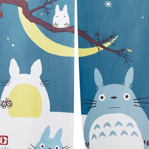 From Japan Noren Tapestry Totoro Autumn Ver. - Etsy