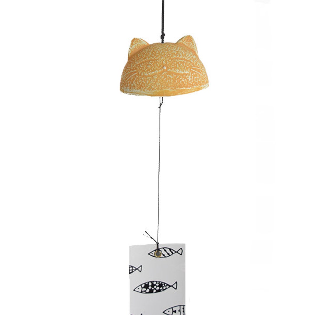 From Japan Nanbu Iron Furin Wind Bell Chime Cat Mugi Etsy