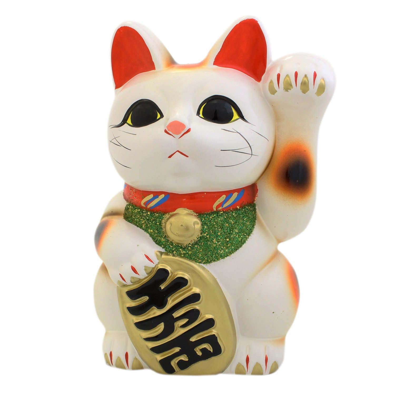 From japan beckoning cat for good luck ceramic manekineko  etsy