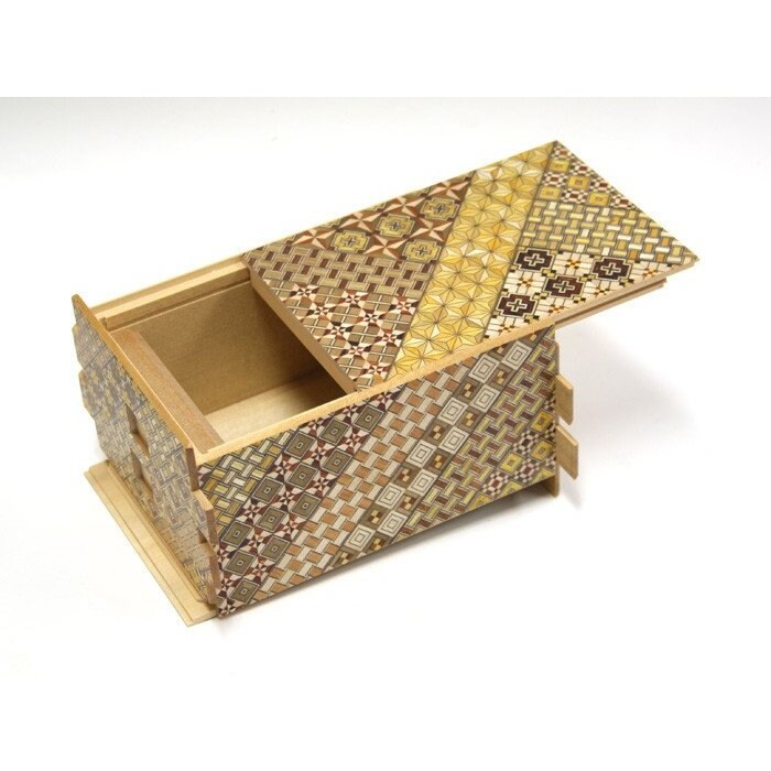 From Japan Yosegi Craft Japanese Wooden Puzzle Box 54steps Etsy