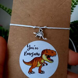 Du bist Roarsome Dinosaurier Armband Geschenk