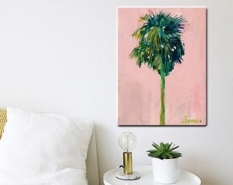 Sztuka ścienna z motywem plaży, wydruk palmy, giclee, różne rozmiary