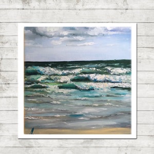Ocean print, coastal wall art, variety of sizes