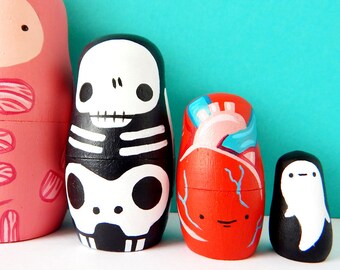 sloth nesting dolls