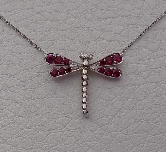Solid 14K Yellow Gold and Rose Gold Milgrain Dragonfly Pendant with Texture Solid 14K Yellow Gold and Rose Gold Milgrain Dragonfly Pendant with Texture