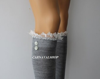 Einzigartige Geschenke für Frau Personalisiertes Geschenk für Frauen Stulpen Stricken Socken Winter Accessoires Geschenk für Sie Damenmode