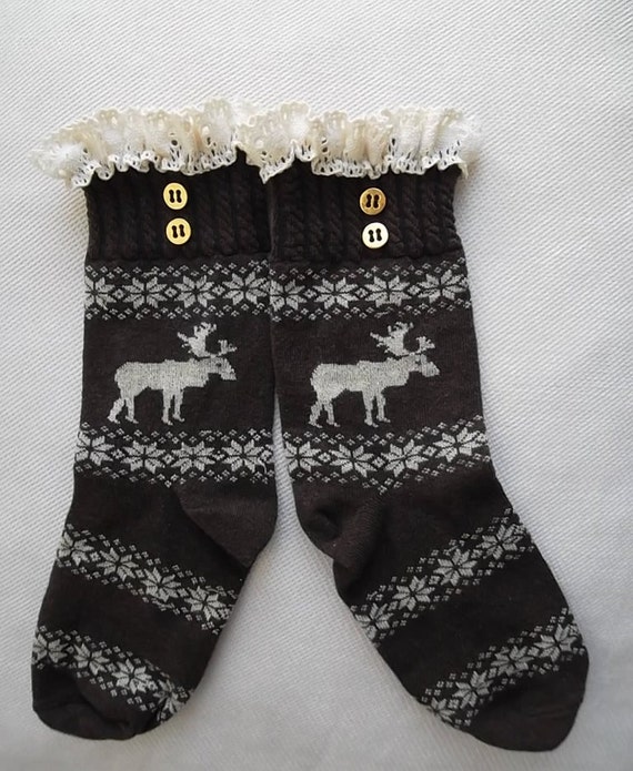 Items similar to Animal socks Gazelle Pattern Socks Christmas Gift