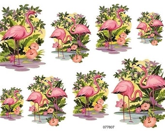 VinTaGe IMaGe SHaBbY RePrO SWaN WaTerSLiDe DeCALs