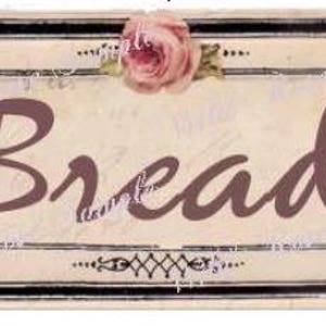 SHaBbY ViNTaGe SiNGLe RoSe CaNisTeR & SPiCe LaBeLs / DeCALs