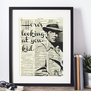 Impresión de Casablanca: Humphrey Bogart, Diccionario de Arte Antiguo
