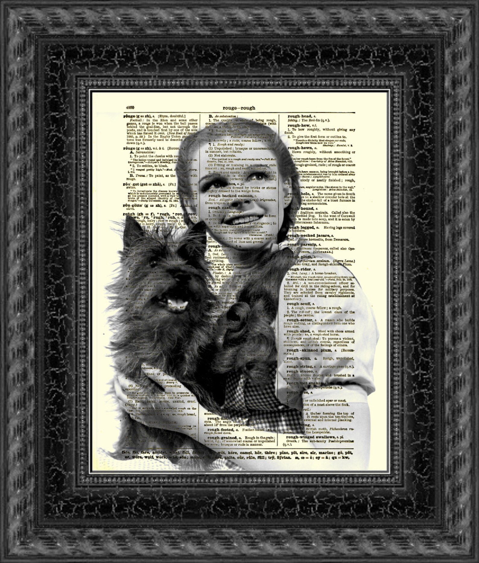 125 Year Old Antique Dictionary Pages With Wizard of Oz - Etsy