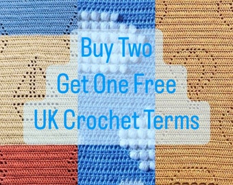 Baby Blanket Bundle. Buy Two Baby Blanket Patterns and Get One Free. Crochet. UK crochet terms. Instant Download pdf