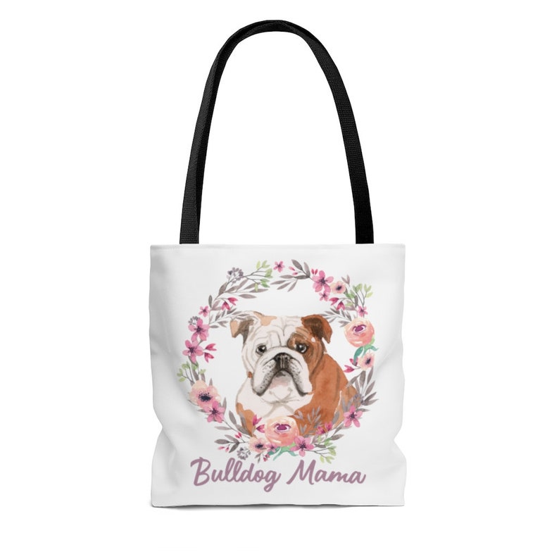 Dog Mama Bulldog Gift Dog Mom Bulldog Mama Tote Bag Bulldog Lover English Bulldog Gift English Bulldog