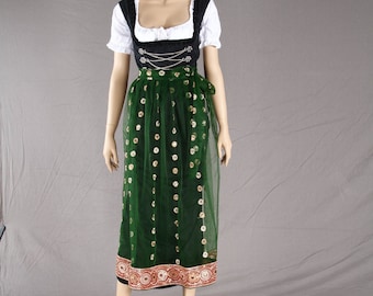 30% SALE - Bavarian apron "Harini" handmade  SINGLEPIECE