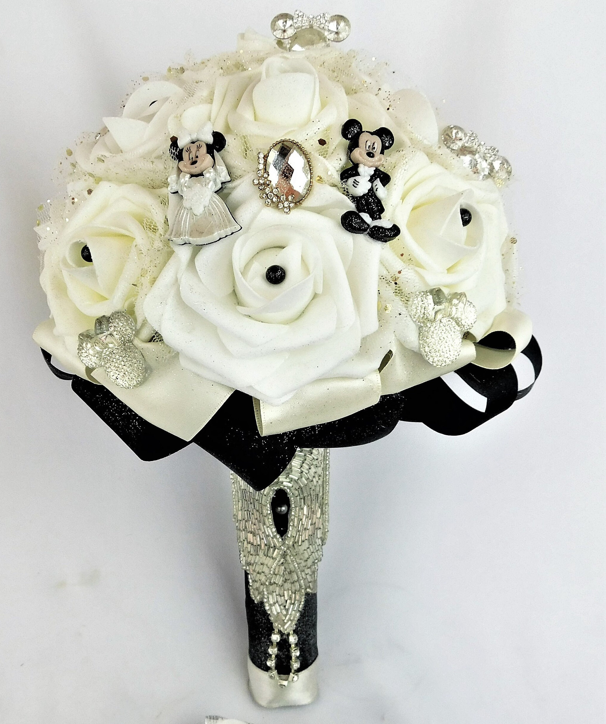 Minnie-mickey-mouse-disney Fantasy Wedding Bouquet-mouse Wedding 