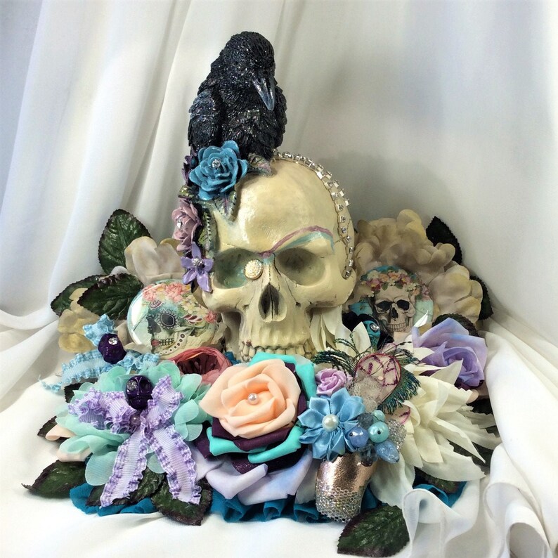 Gothic Home Decor Raven Decor Skull Decor Victorian Gothic Etsy