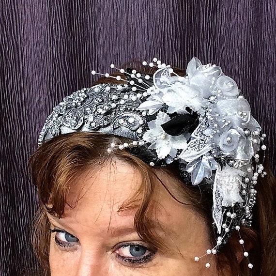 black wedding hair accessories