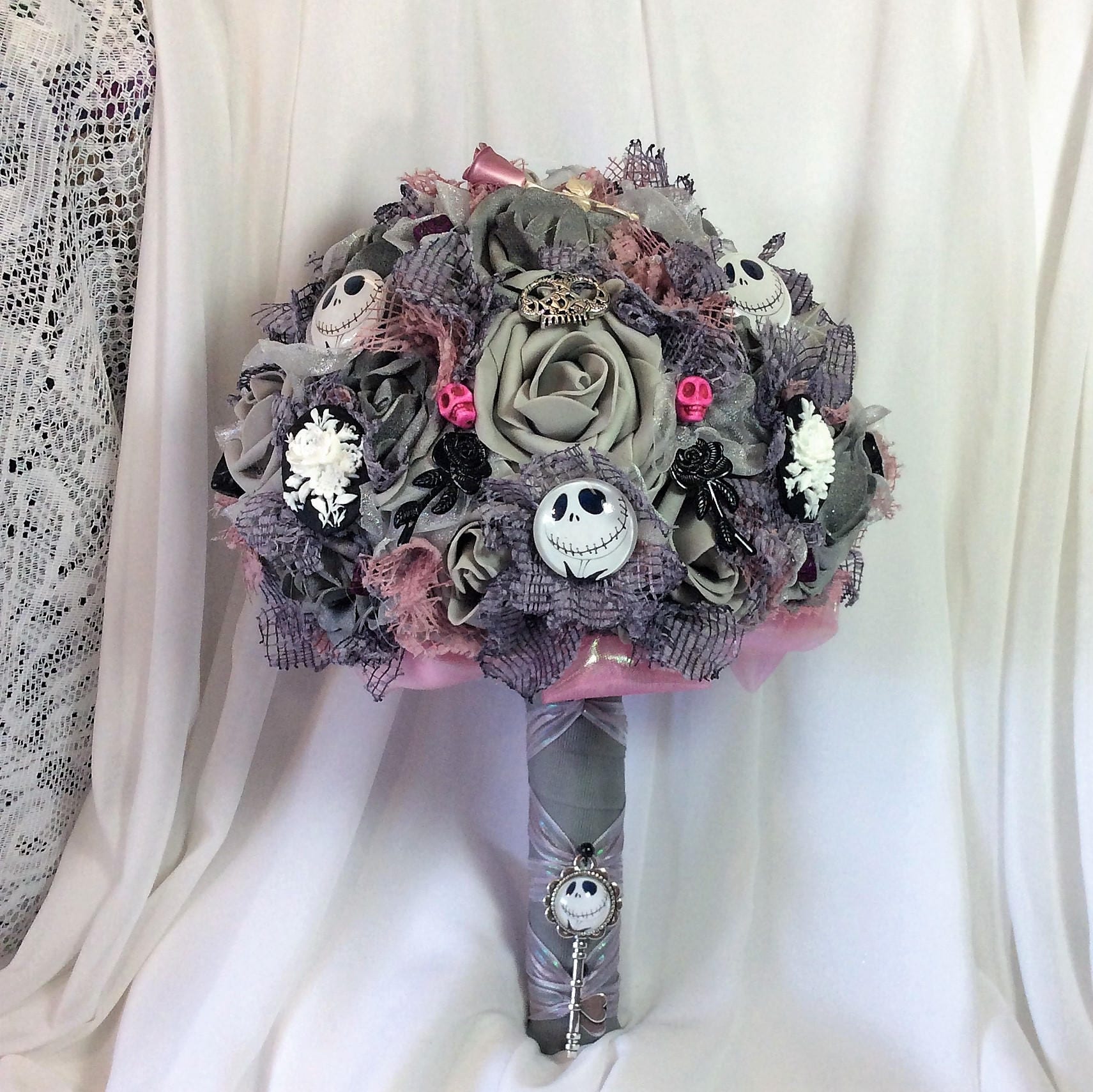 Disney Wedding Bridal Flower Bouquet Nightmare Before Etsy